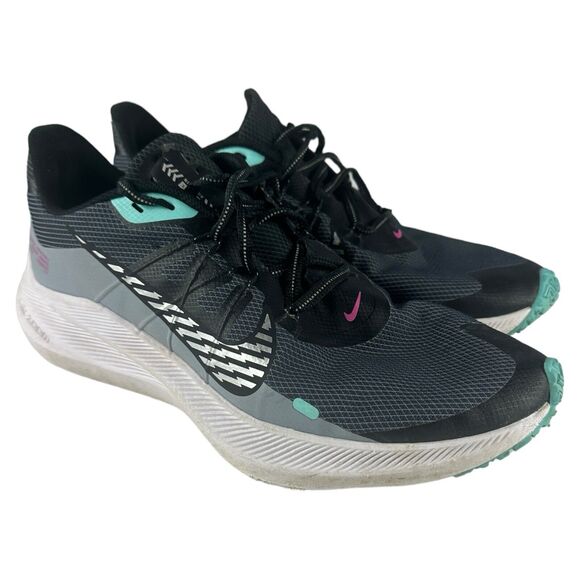 Nike Women's Winflo 7 Shield CU3868-403 Running Shoes size 12 - Picture 1 of 8